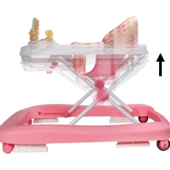 MamaLoes Evi Roze Loopstoel