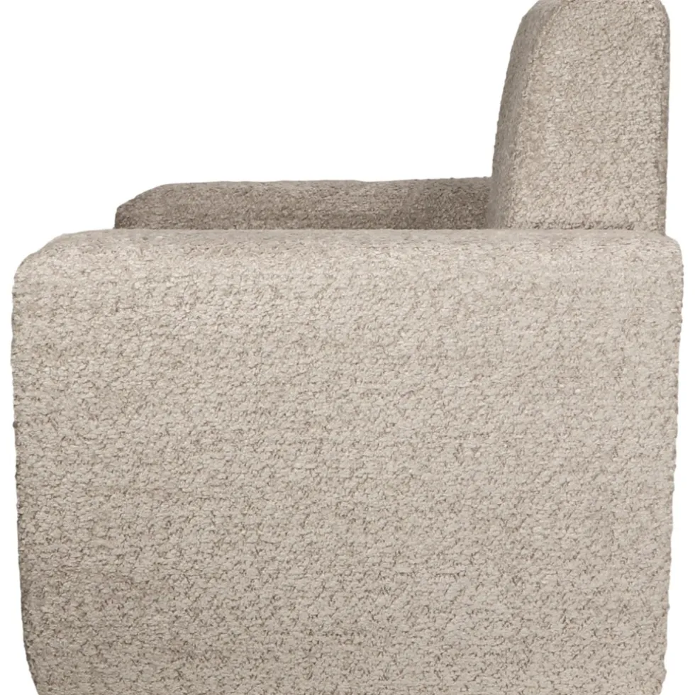 MamaLoes Jamie Beige Bouclé Kinderfauteuil