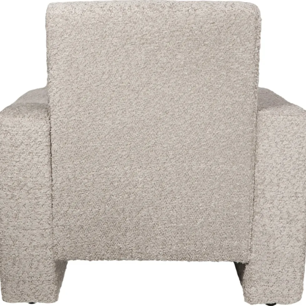 MamaLoes Jamie Beige Bouclé Kinderfauteuil