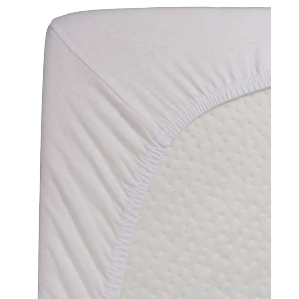 MamaLoes Jersey Wit 40 x 80 cm Wieg Hoeslaken
