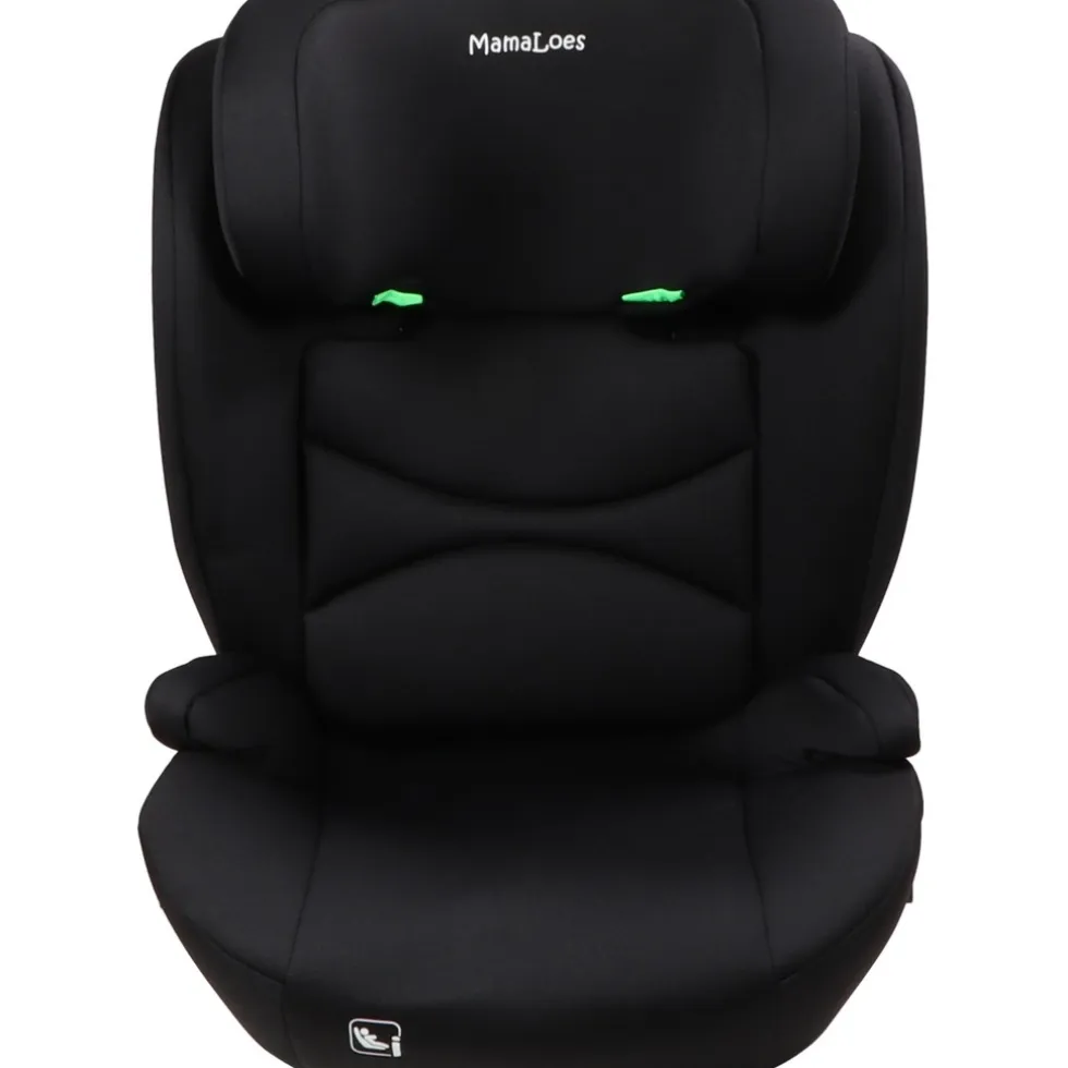 MamaLoes Liv Zwart Isofix 100-150 cm i-Size Autostoel