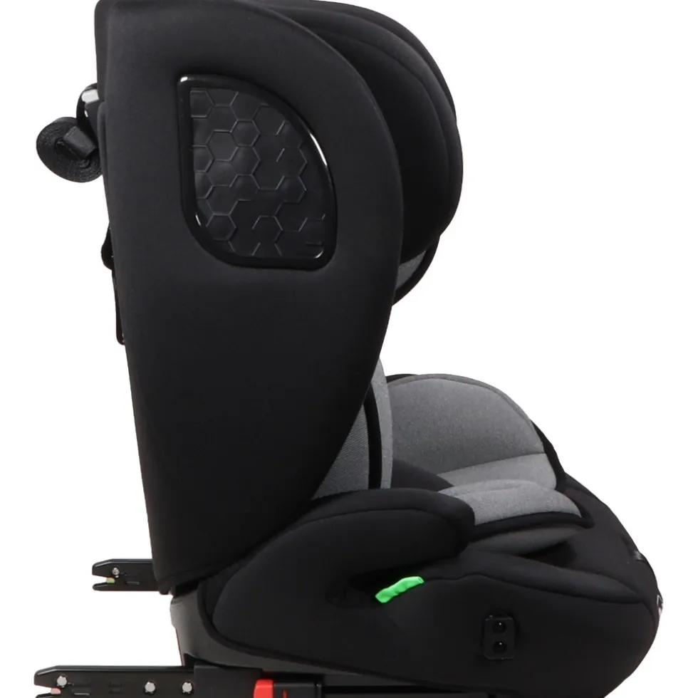 MamaLoes Mick Zwart/Grijs Isofix 76-150 cm i-Size Autostoel