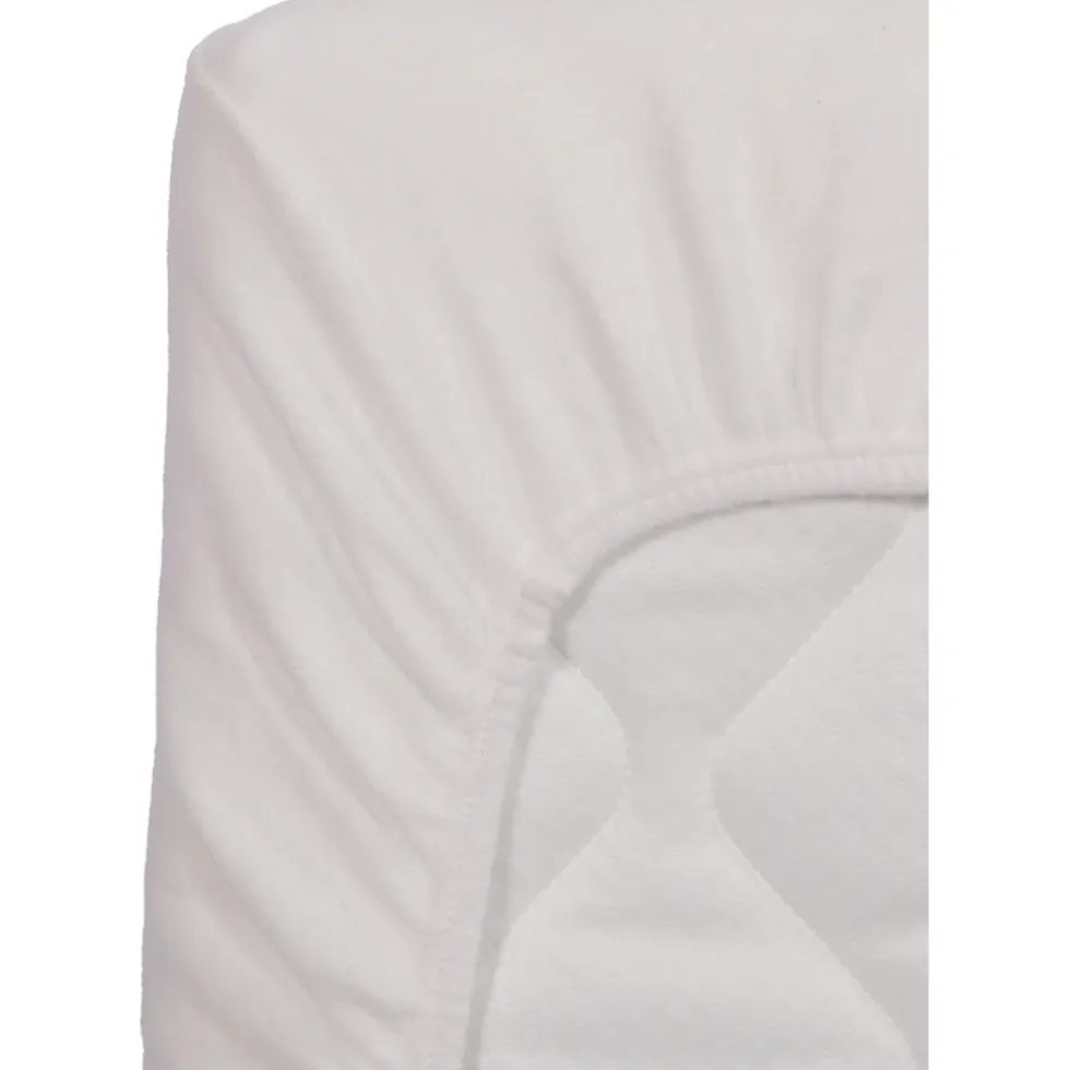 MamaLoes Molton Wit 40 x 80 cm Wieg Hoeslaken