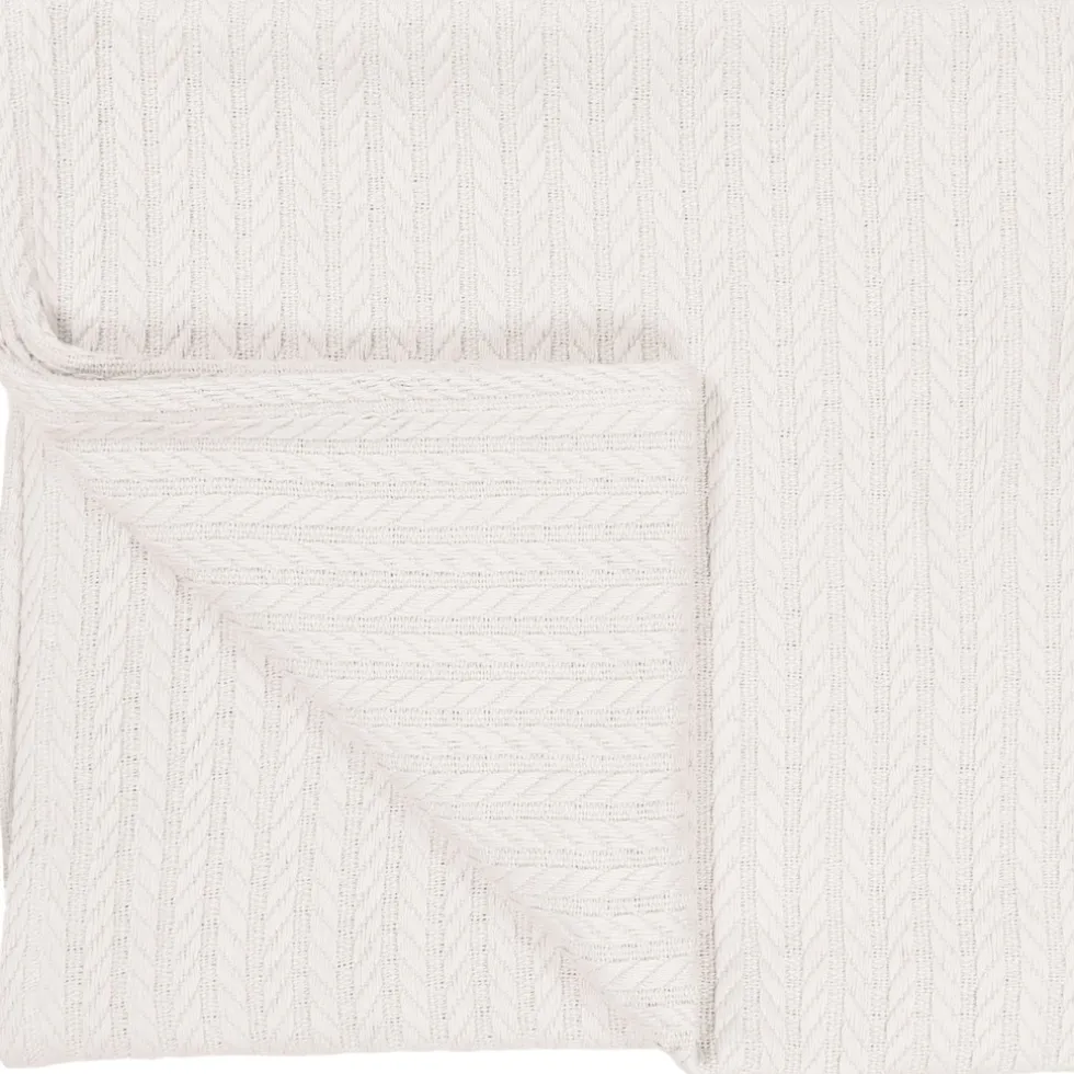 MamaLoes Off-white 100x150cm Knitted Ledikantdeken