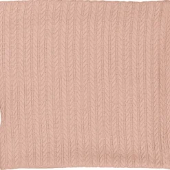 MamaLoes Oudroze 70x100cm Knitted Wiegdeken