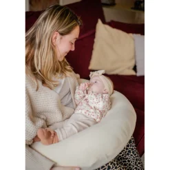 MamaLoes Soft Cotton Ecru Medium Voedingskussen