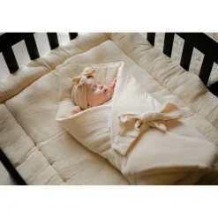 MamaLoes Soft Cotton Ecru 80 x 100 cm Boxkleed