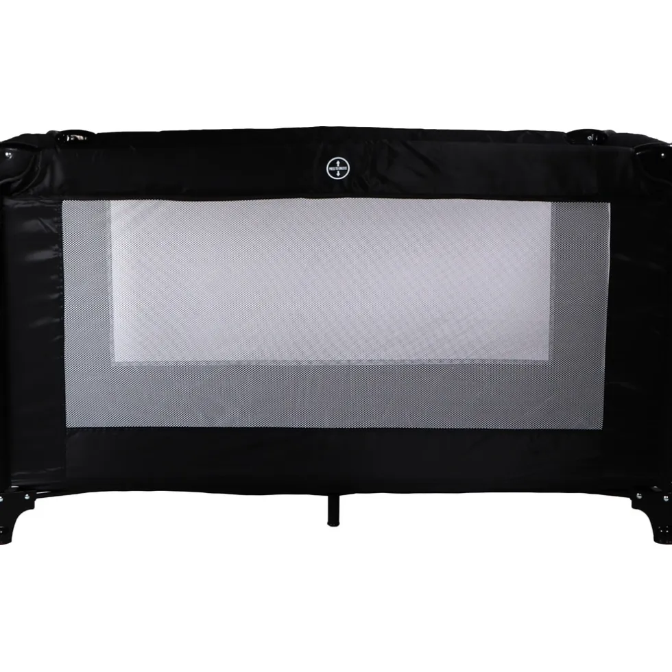 MamaLoes Soof Zwart Campingbed