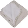 MamaLoes Stippen Fleece 70x90cm Babydeken