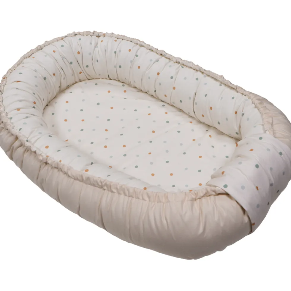 MamaLoes Stippen Omkeerbaar Babynest