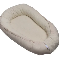 MamaLoes Teddy Boucle Naturel Omkeerbaar Babynest