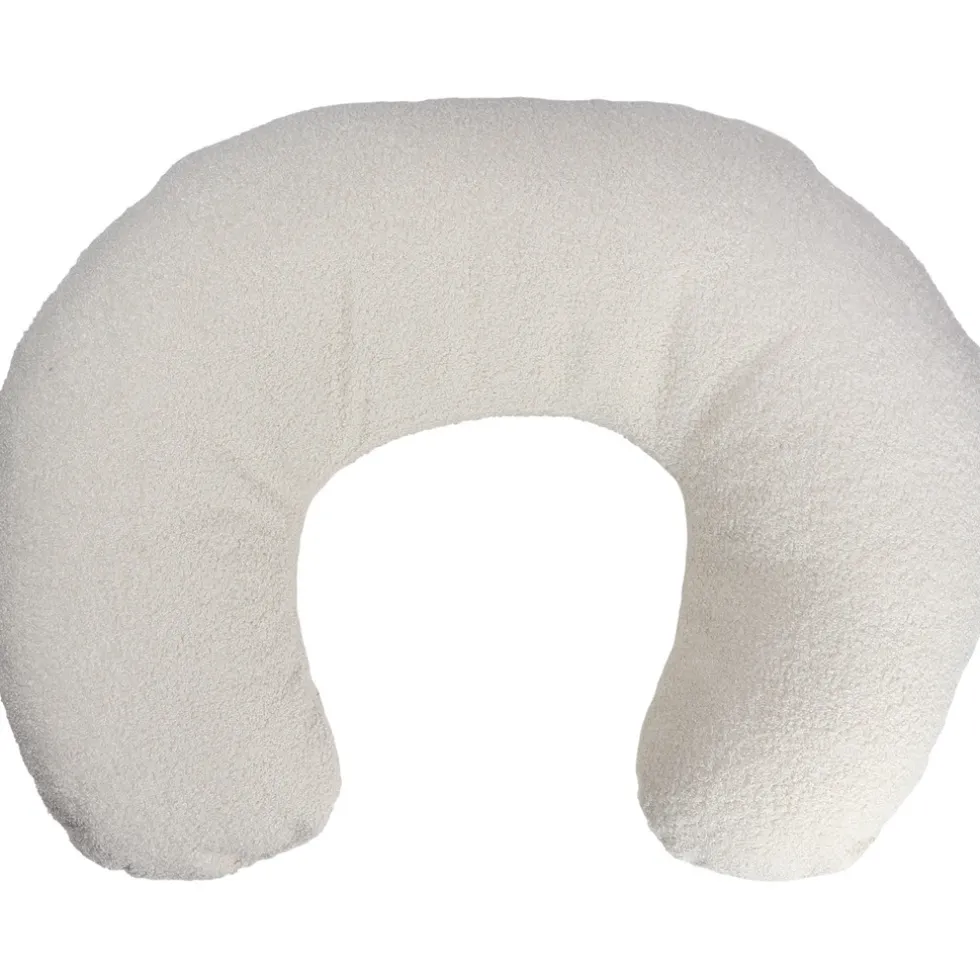 MamaLoes Teddy Boucle Naturel Medium Voedingskussen