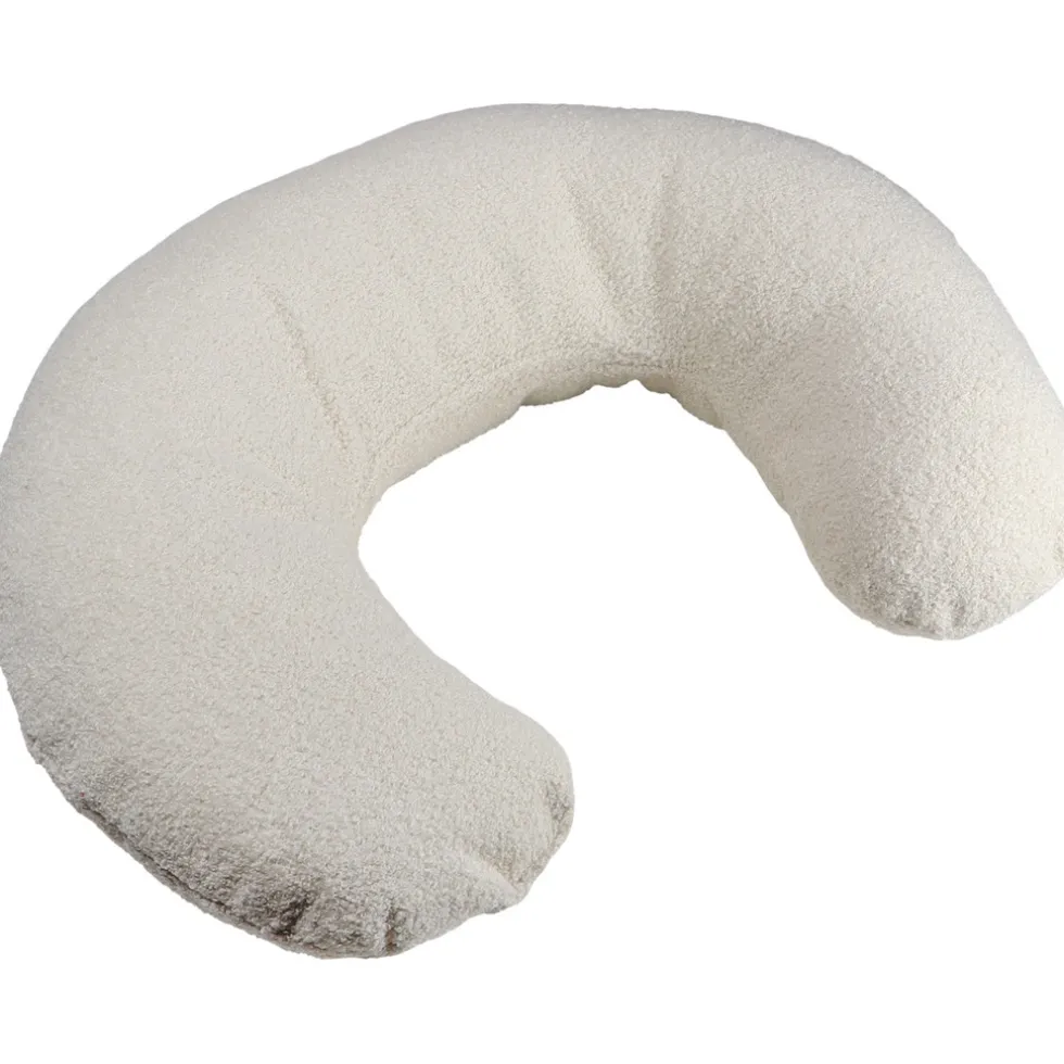 MamaLoes Teddy Boucle Naturel Medium Voedingskussen