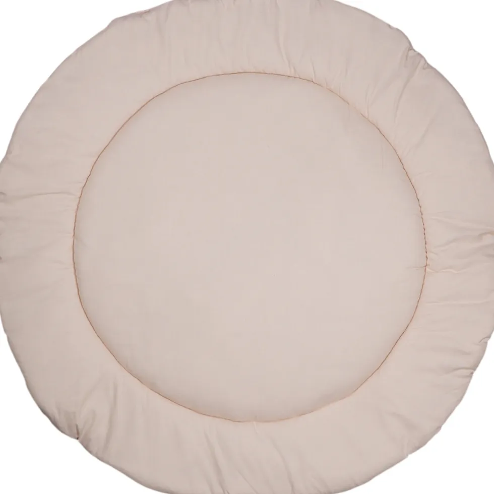 MamaLoes Teddy Boucle Naturel 90 cm Rond Omkeerbaar Boxkleed