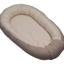 MamaLoes Teddy Boucle Nougat Omkeerbaar Babynest