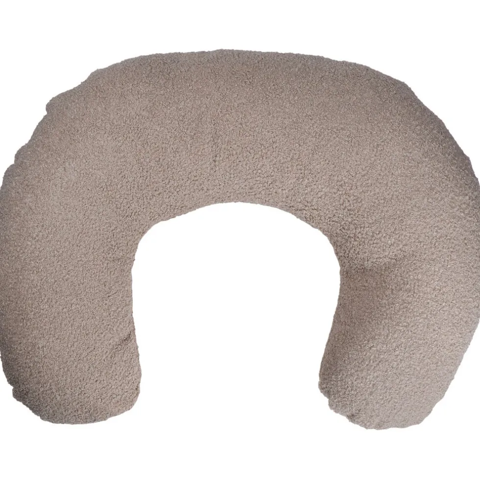 MamaLoes Teddy Boucle Nougat Medium Voedingskussen