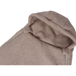 MamaLoes Teddy Boucle Nougat Autostoel Voetenzak