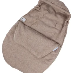 MamaLoes Teddy Boucle Nougat Autostoel Voetenzak