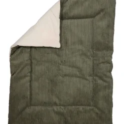 MamaLoes Velours Rib Groen 80 x 100 cm Omkeerbaar Boxkleed