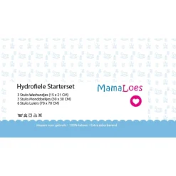 MamaLoes Wit Hydrofiel Starterset