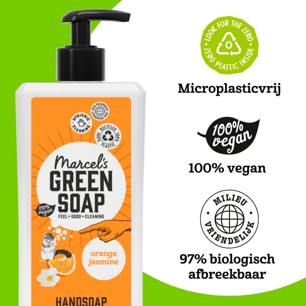 Marcel's Green Soap Orange & Jasmine Handzeep