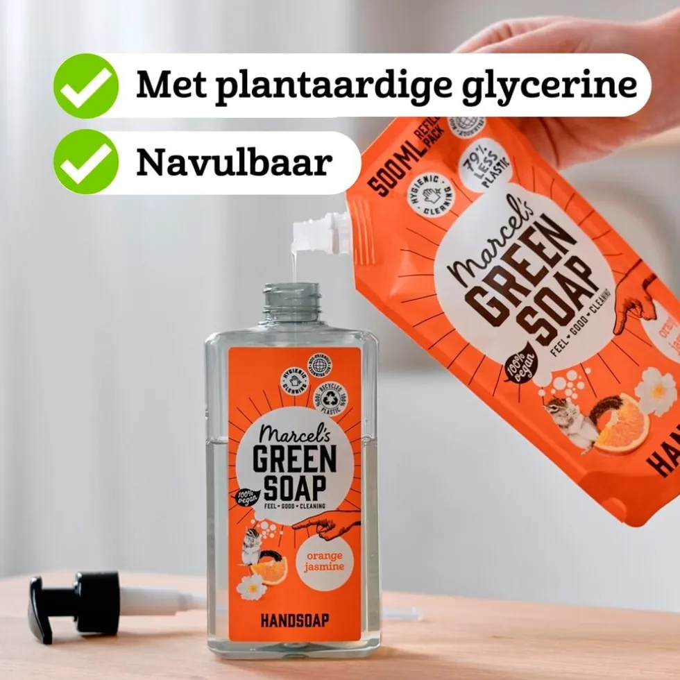 Marcel's Green Soap Orange & Jasmine Handzeep