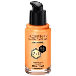 Max Factor Facefinity All Day Flawless W78 Warm Honey Foundation