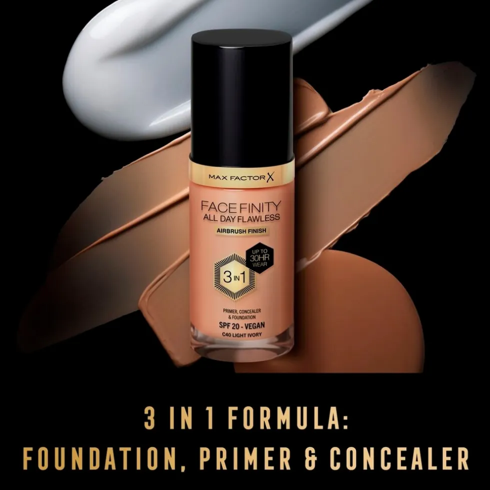 Max Factor Facefinity All Day Flawless C40 Light Ivory Foundation
