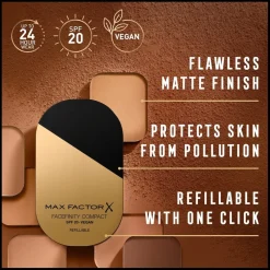 Max Factor Facefinity Compact 003 Natural Rose Refill Foundation
