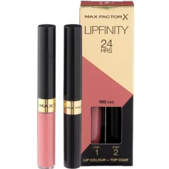 Max Factor Lipfinity Lip Colour 160 Iced 2-Step Longlasting Lipstick