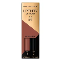 Max Factor Lipfinity Lip Colour 190 Indulgent 2-Step Longlasting Lipstick