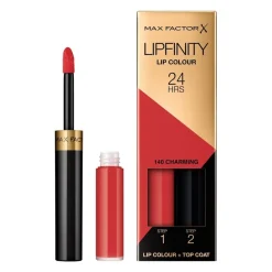 Max Factor Lipfinity Lip Colour 140 Charming 2-Step Longlasting Lipstick