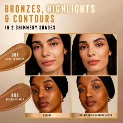Max Factor Miracle 002 Medium-to-Deep Pure Golden Glow Bronzer