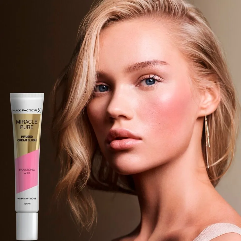 Max Factor Miracle Pure 001 Radiant Rose Infused Cream Blush