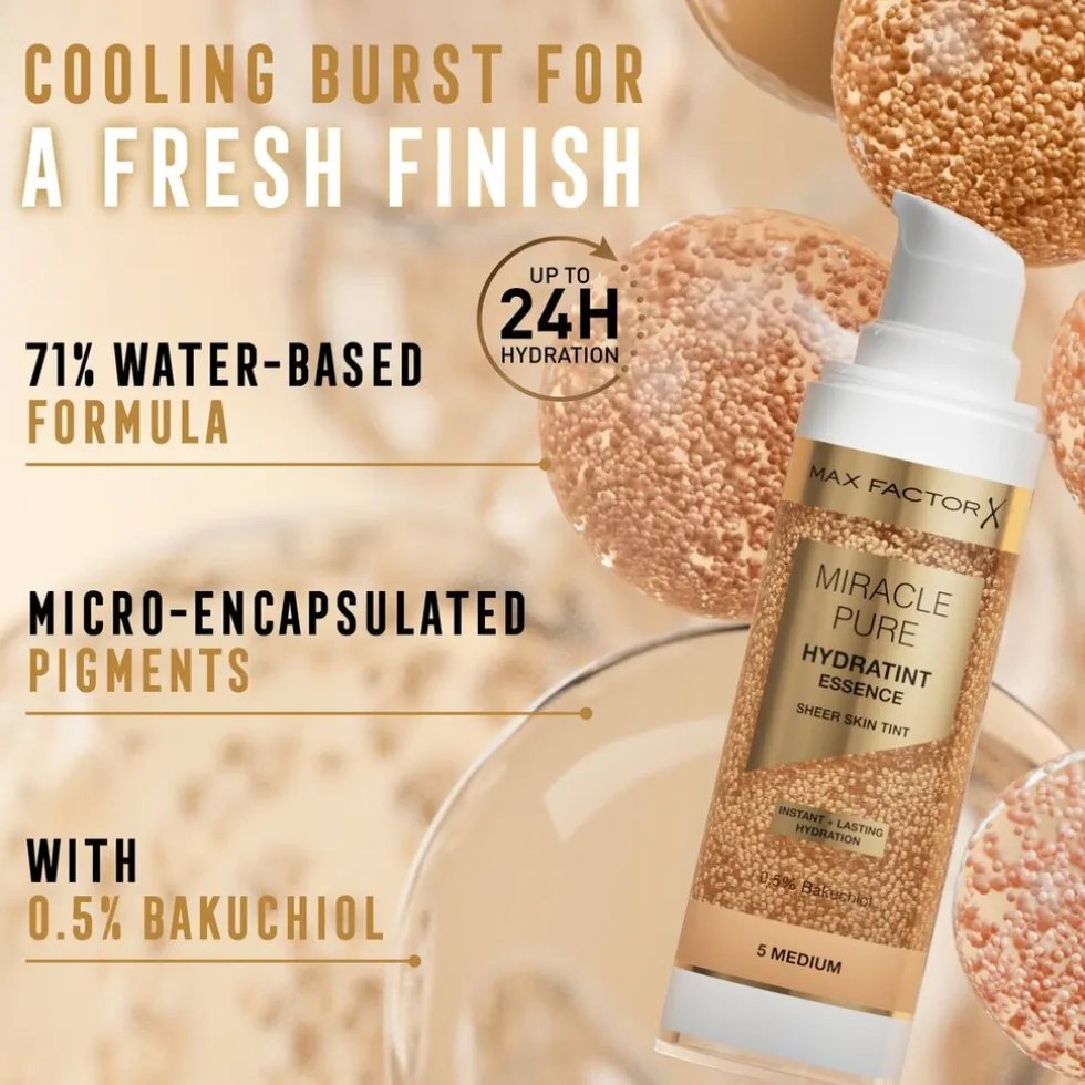 Max Factor Miracle Pure 3 Light Hydratint Essence Foundation