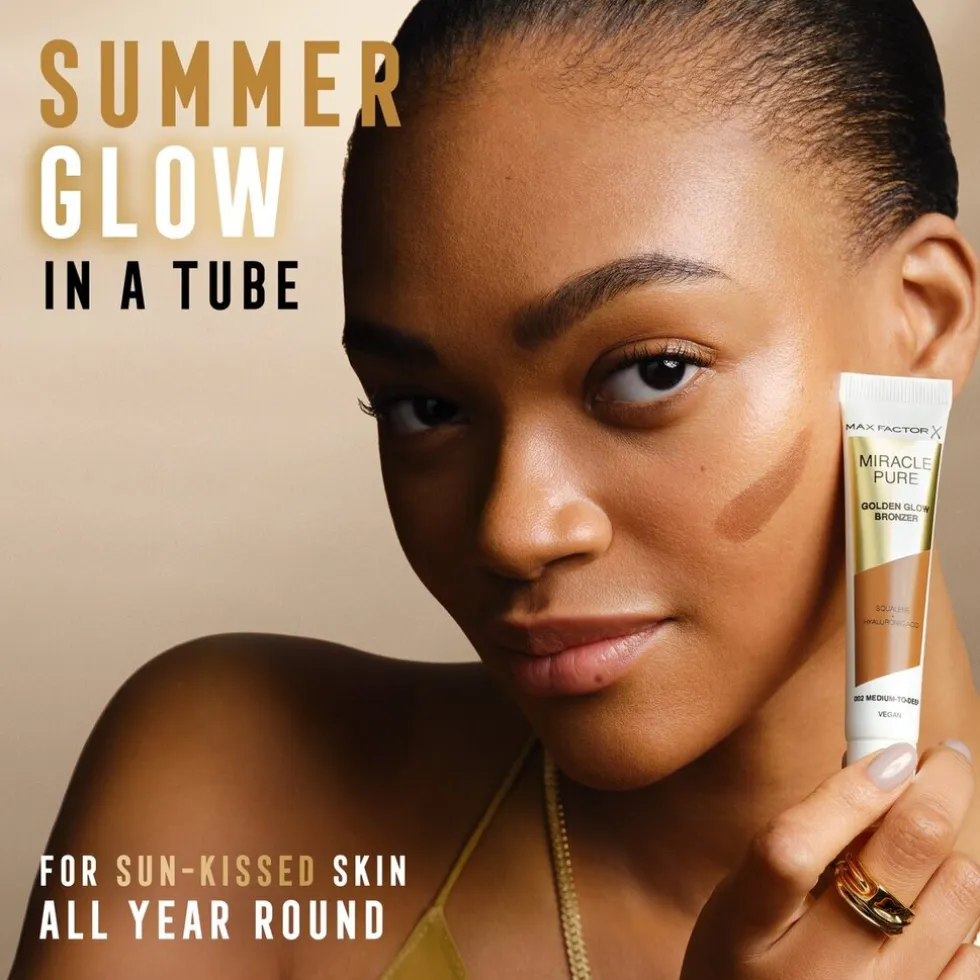 Max Factor Miracle Pure 001 Light-to-Medium Golden Glow Bronzer