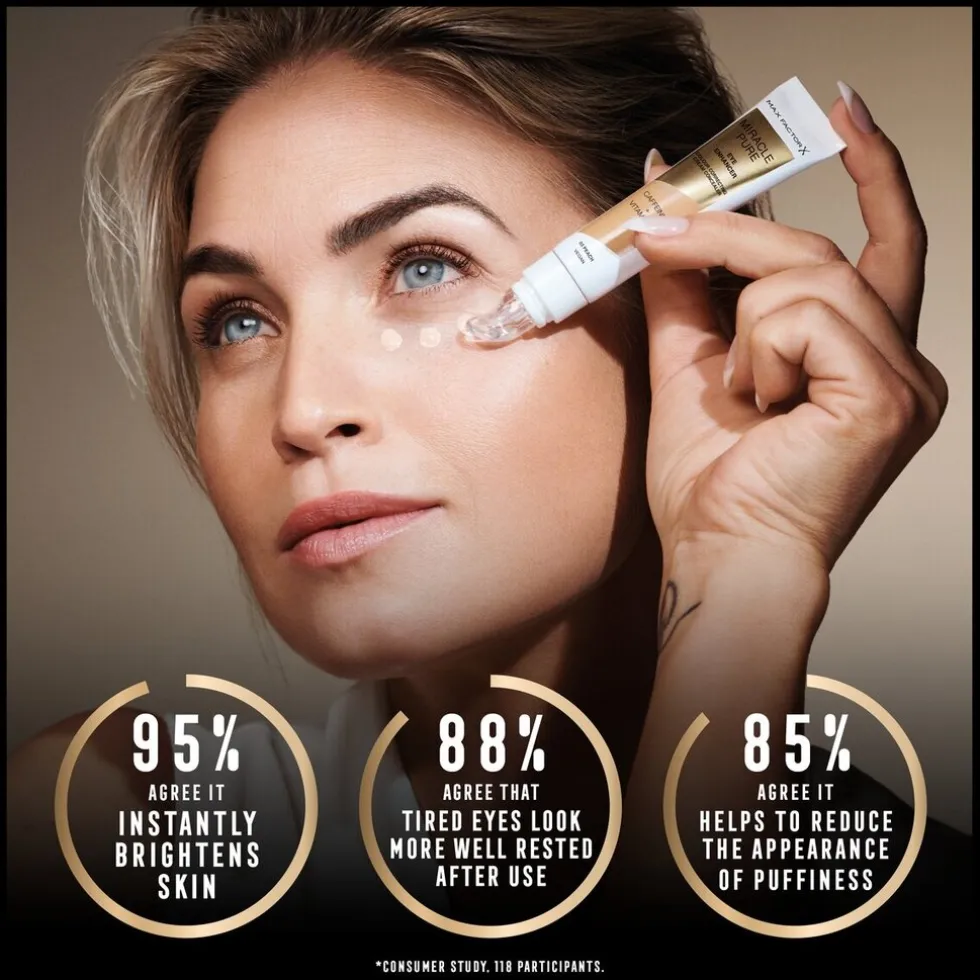 Max Factor Miracle Pure Eye Enhancer 02 Buff Cream Concealer