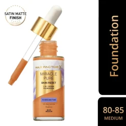 Max Factor Miracle Pure Skin Reset 80-85 Medium 2-in-1 Serum Foundation