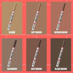 Maybelline New York Build-A-Brow 255 Soft Brown Wenkbrauwpotlood en -Gel
