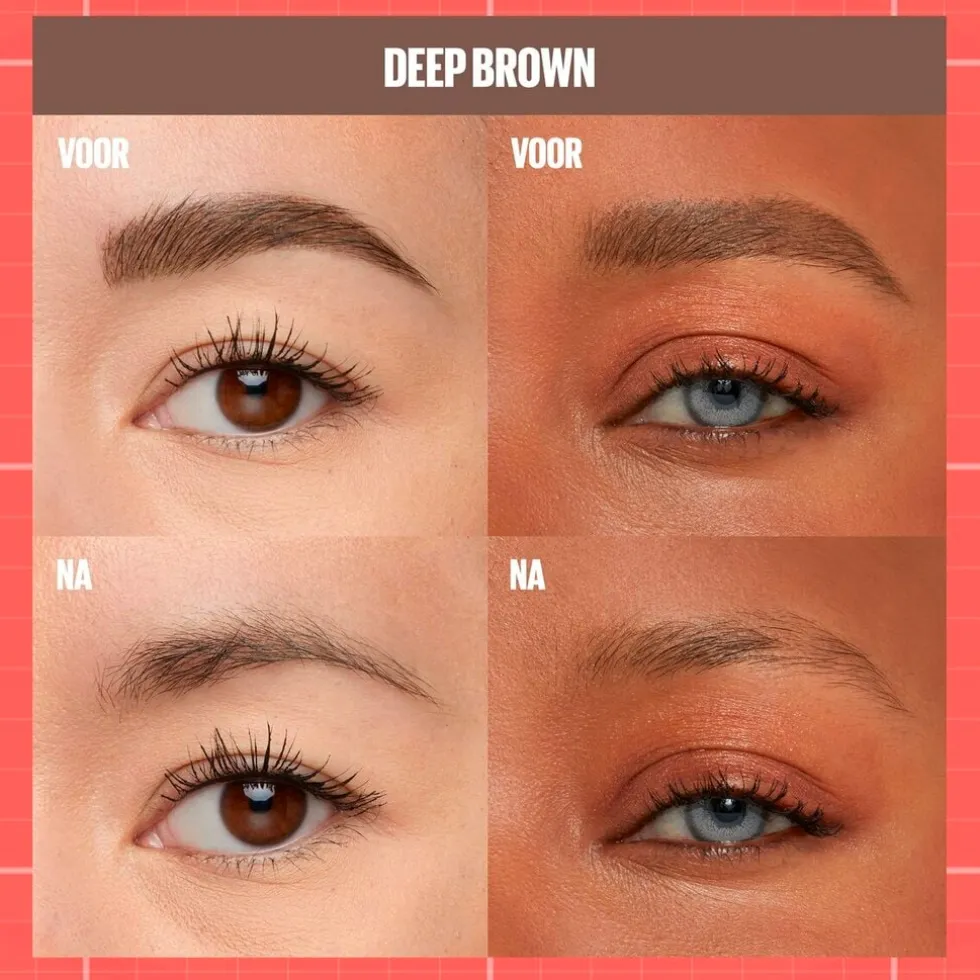 Maybelline New York Build-A-Brow 260 Deep Brown Wenkbrauwpotlood en -Gel