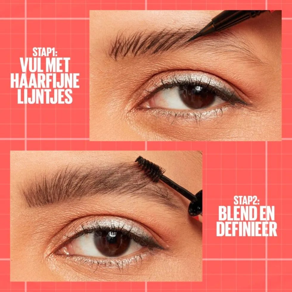 Maybelline New York Build-A-Brow 250 Blonde Wenkbrauwpotlood en -Gel