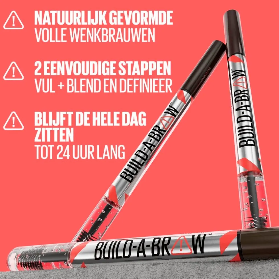 Maybelline New York Build-A-Brow 250 Blonde Wenkbrauwpotlood en -Gel