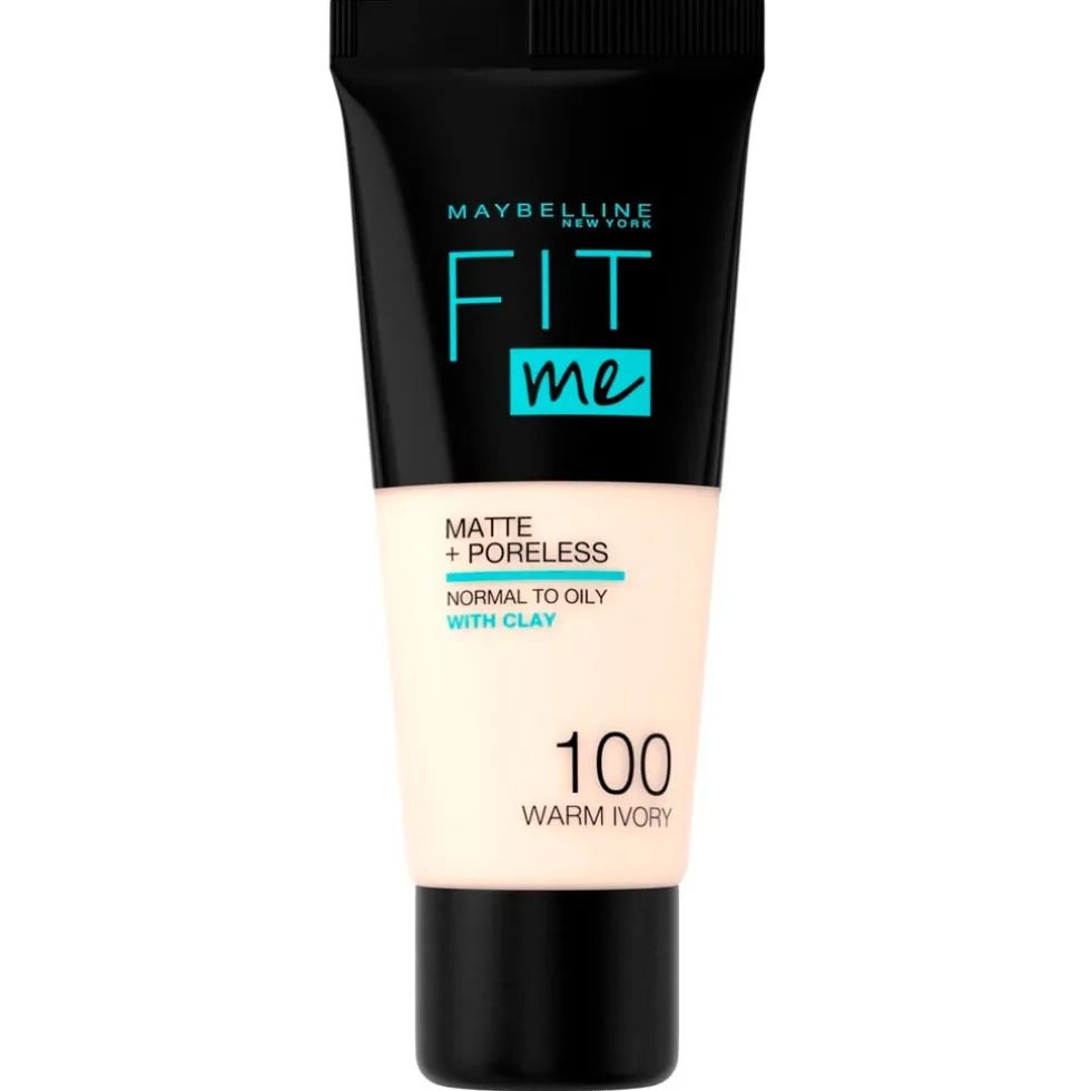 Maybelline New York Fit Me Matte & Poreless 100 Warm Ivory Foundation