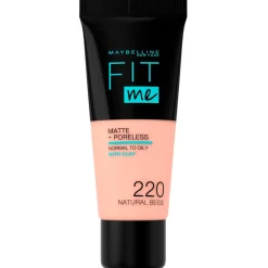 Maybelline New York Fit Me Matte & Poreless 220 Natural Beige Foundation