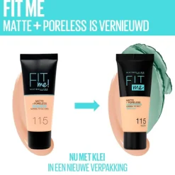 Maybelline New York Fit Me Matte & Poreless 220 Natural Beige Foundation
