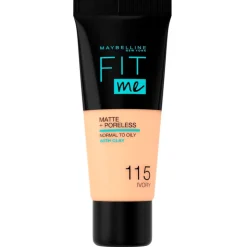 Maybelline New York Fit Me Matte & Poreless 115 Ivory Foundation