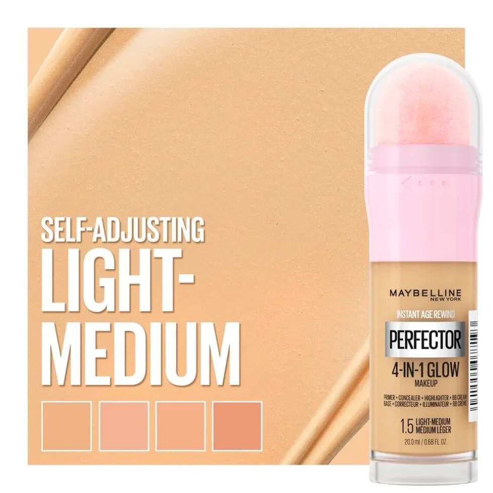 Maybelline New York Instant Anti-Age Perfector 4-in-1 Glow Light Medium Concealer
