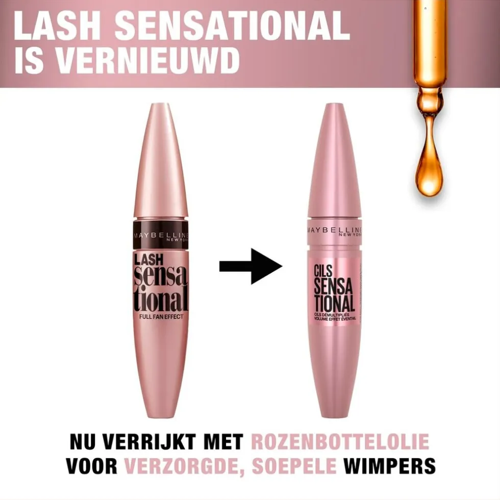 Maybelline New York Lash Sensational Intense Black Extra Volume Mascara