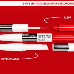 Maybelline New York Superstay 24h 444 Cosmic Coral Lipstick