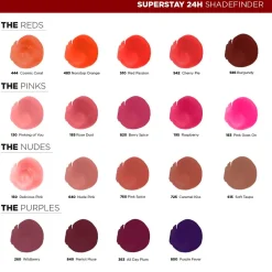 Maybelline New York Superstay 24h 444 Cosmic Coral Lipstick